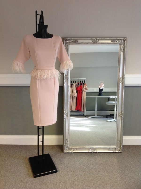 Feather cuff dress - Image 2